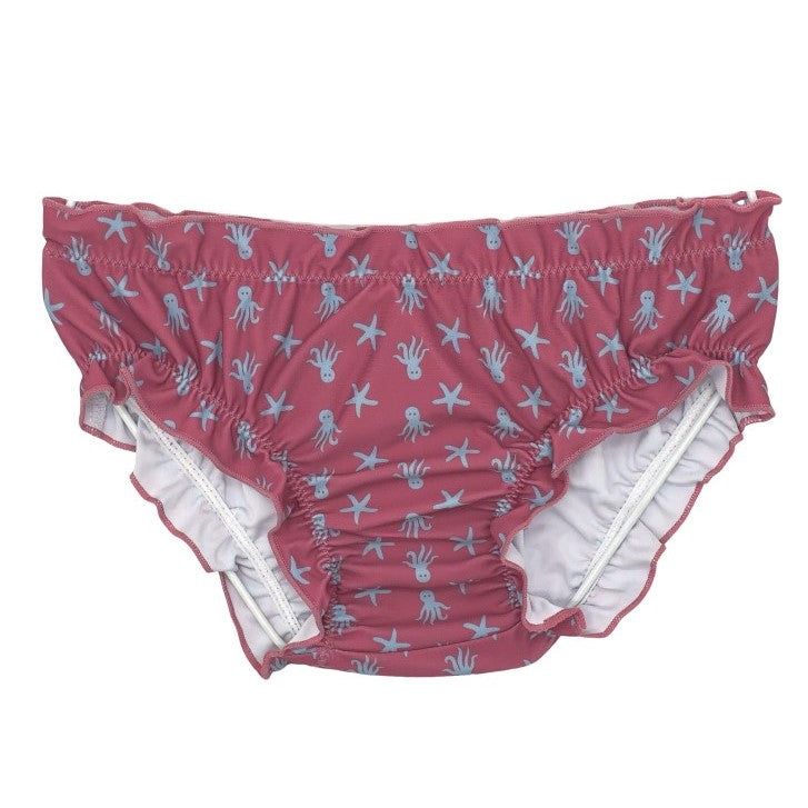 Girl Octopus & Star Fish Strawberry Bottom