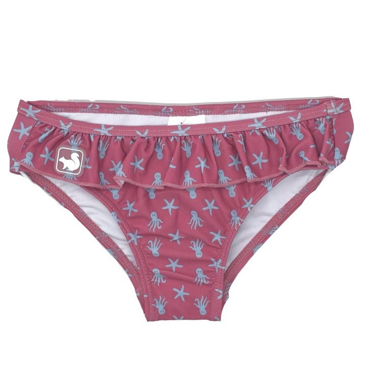 Girl Octopus & Star Fish Strawberry with Ruffle Bottom