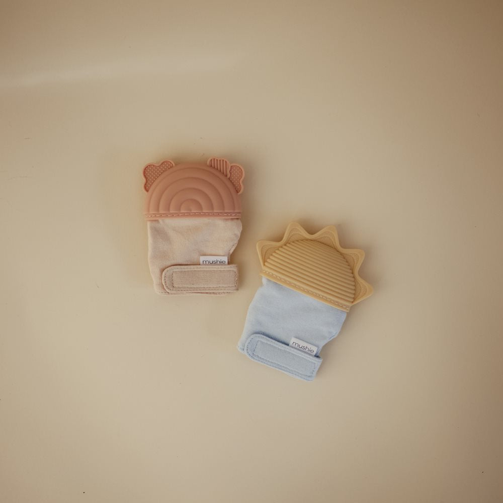Mushie Teething Mitten Sun