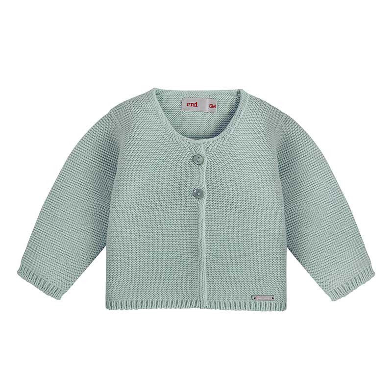 Condor Garter Stitch Cardigan Sea Mist