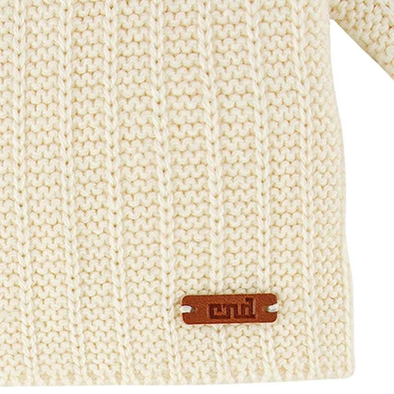 Condor Merino blend set (sweater + footed leggings) Beige