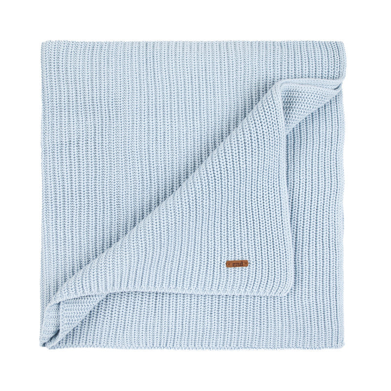 Condor Pearl Stitch Baby Shawl Light Blue