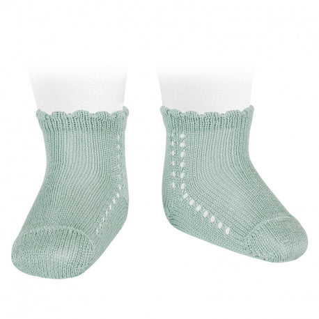 Condor Sea Mist Openwork Short Socks