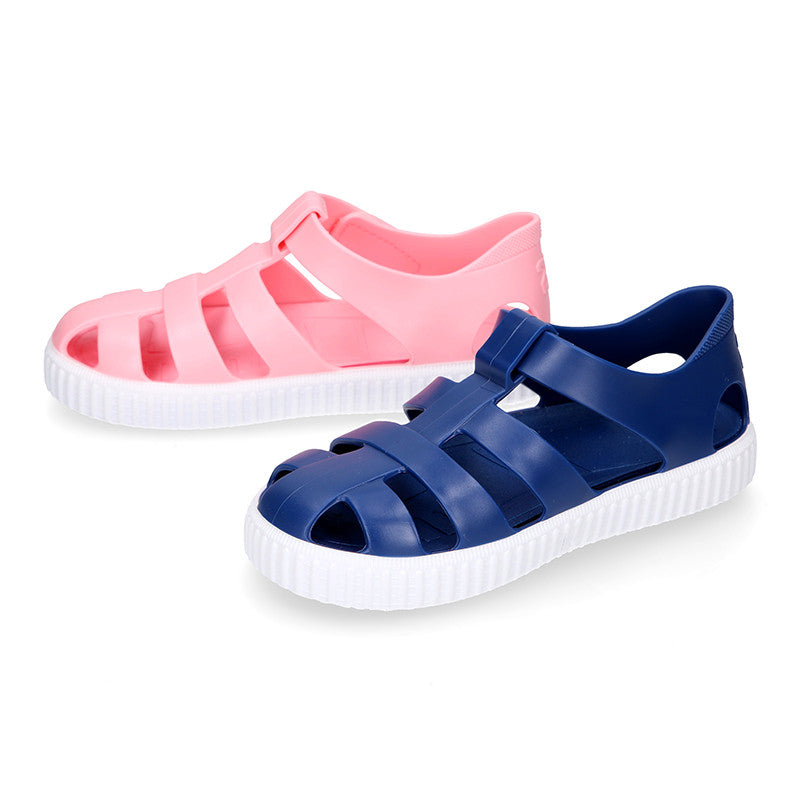 Igor Navy Sneaker Jelly Sandals