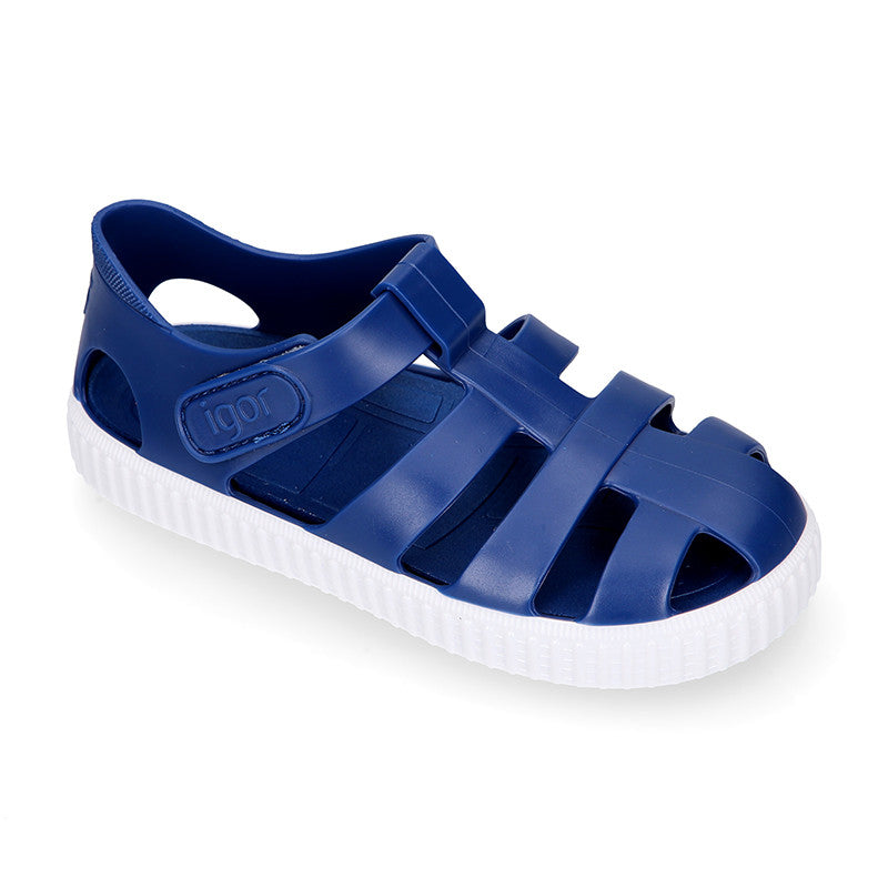 Igor Navy Sneaker Jelly Sandals