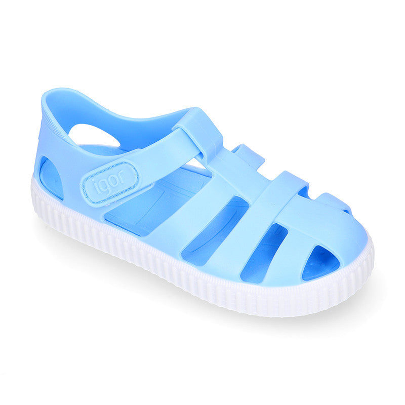 Igor Sky Blue Sneaker Jelly Sandals