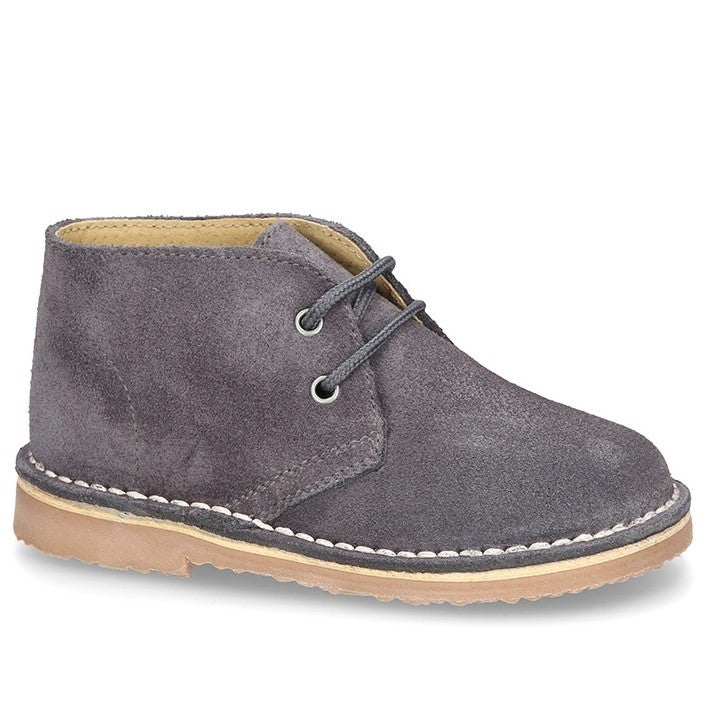 Classic Grey Suede Leather Boots