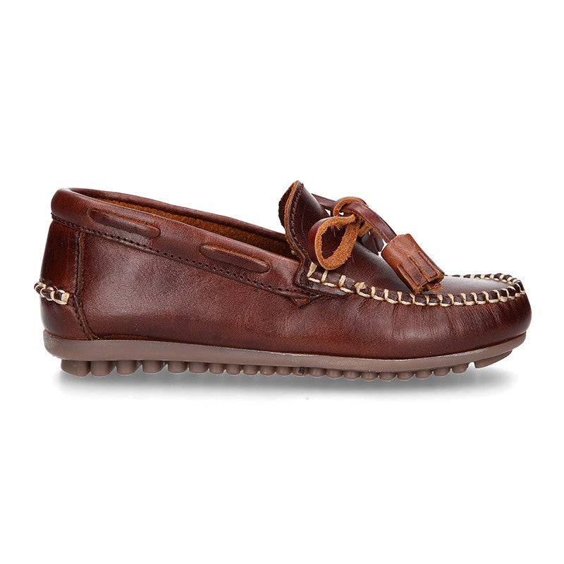 Boy Tanned Leather Loafers