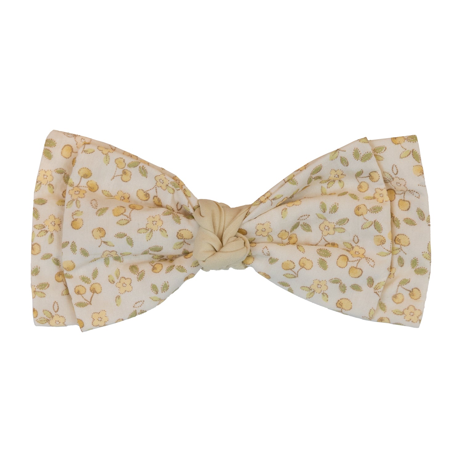 Girl Sand Cherries Bow Clip