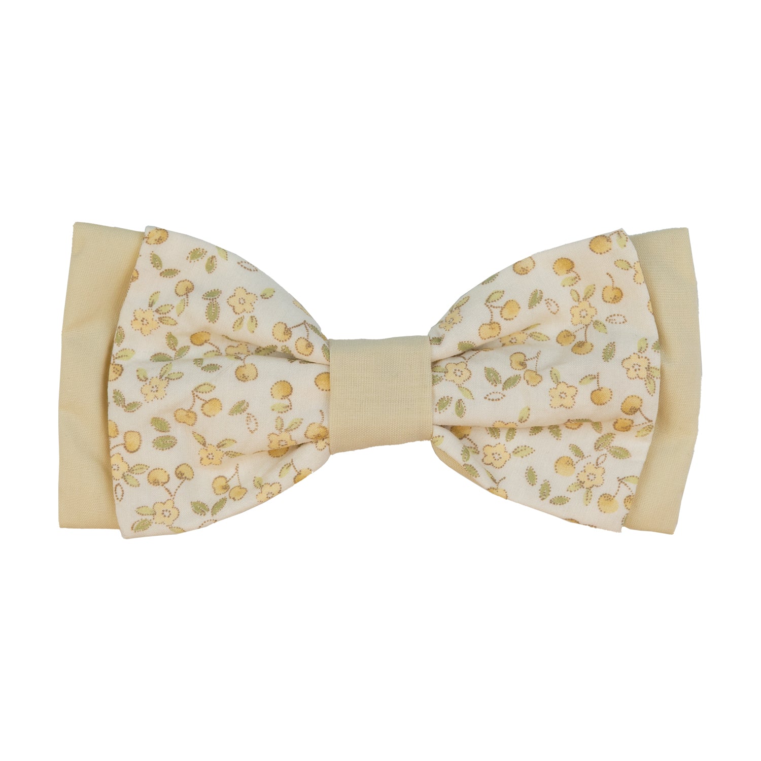 Girl Sand Cherries with Cream Bow Clip