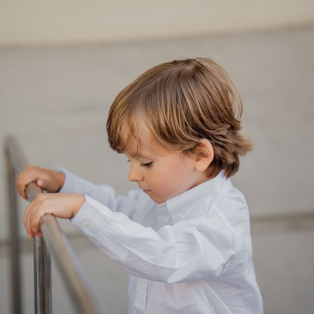 Boy White Classic Shirt