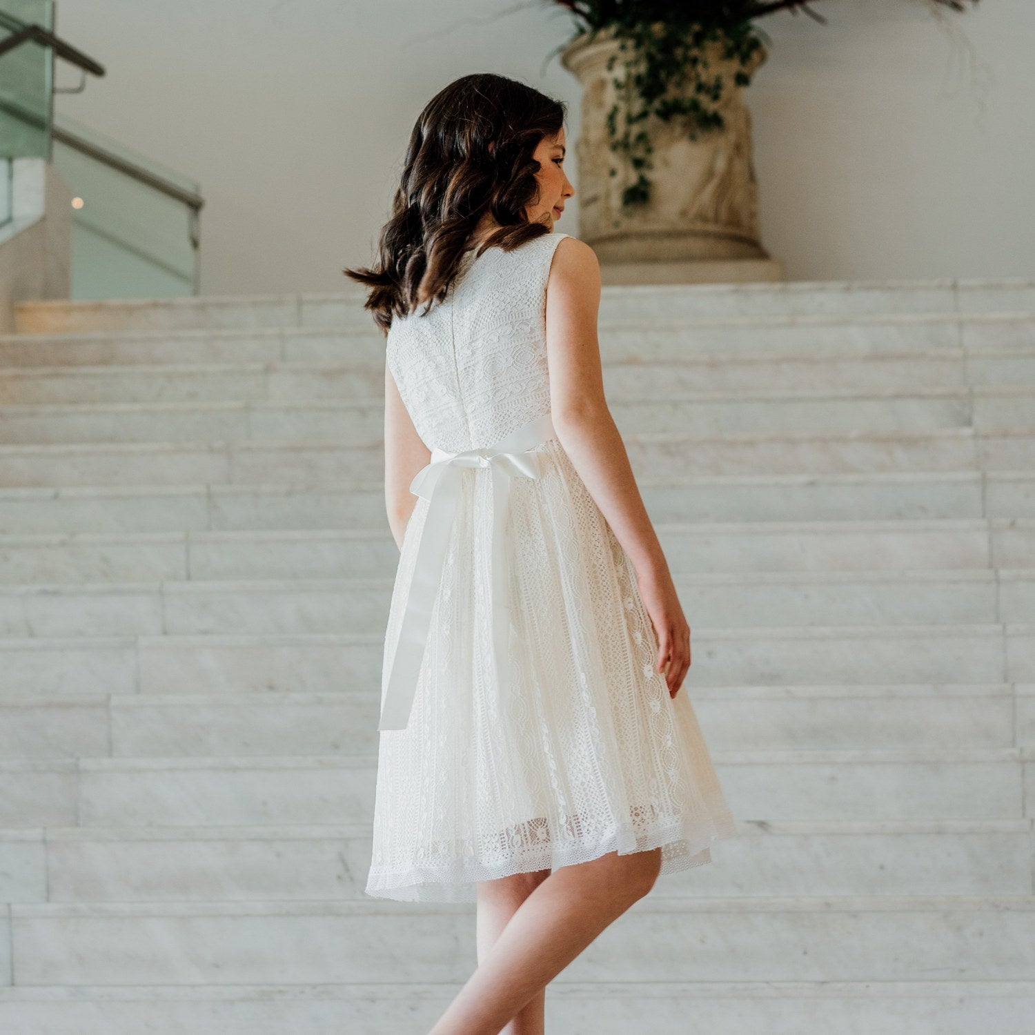 Flower Girl Embroidery Dress