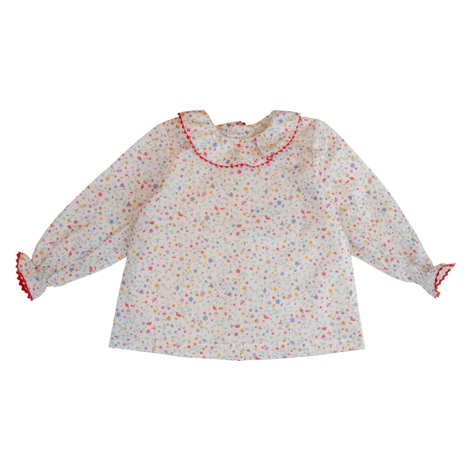 Baby Girl Strawberry Floral Blouse