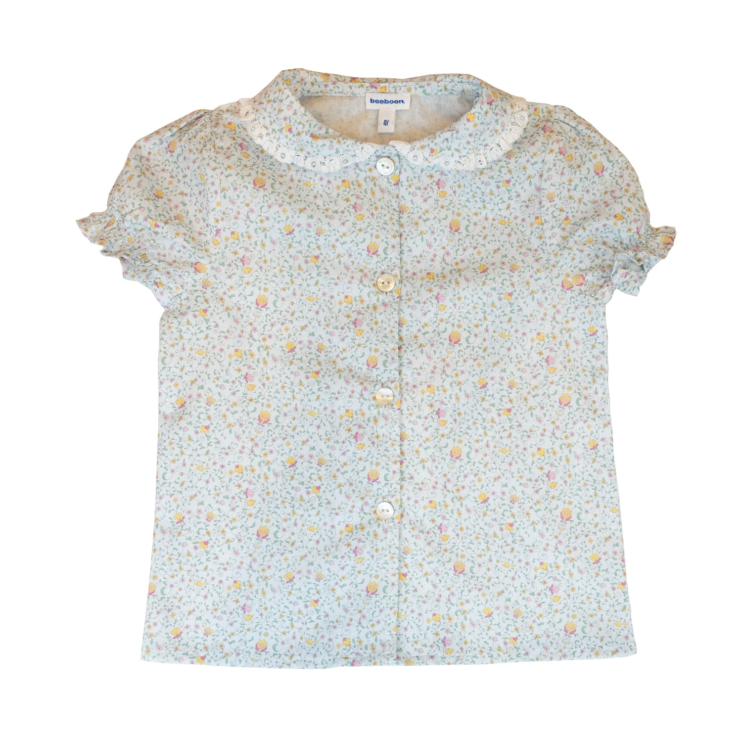 Girl Ditsy Blue Floral Pyjama