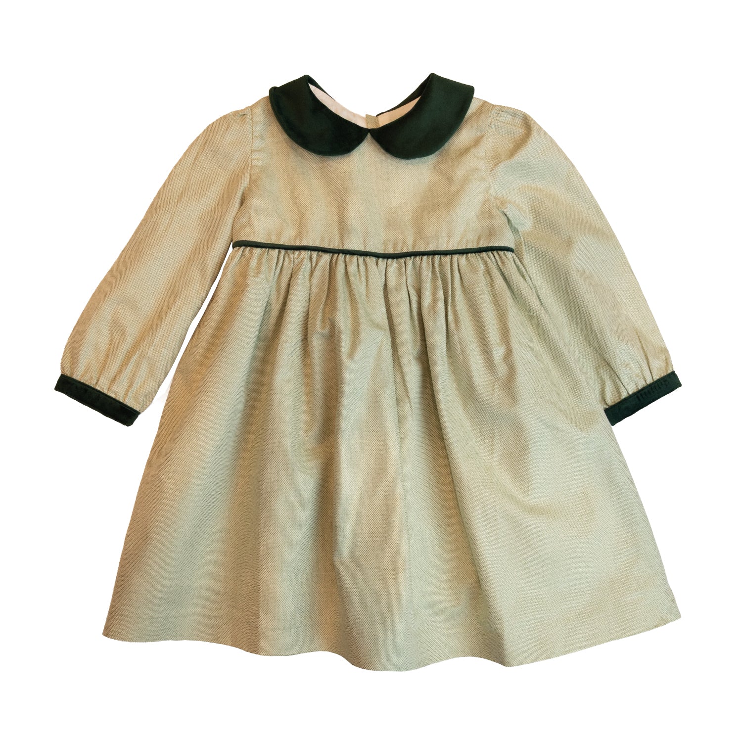 Girl Botanical Green Dress