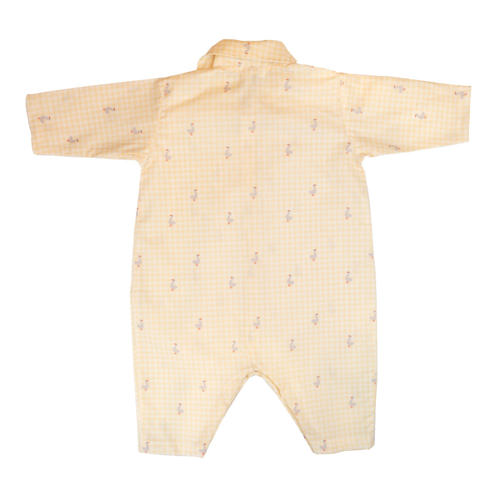 Baby Girl Yellow Gingham Pyjama