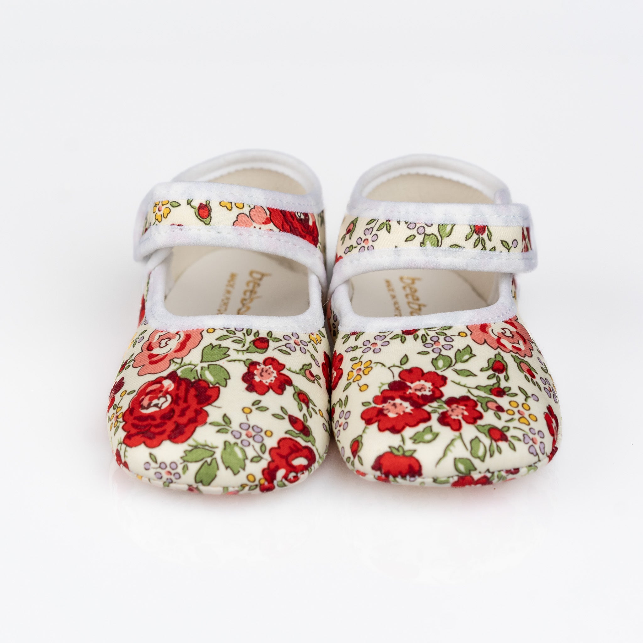 Baby Felicite Red Liberty Mary Jane Pram Shoes