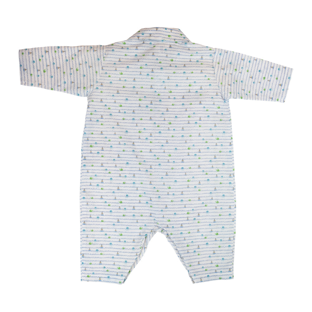 Baby Boy Blue Boats Pyjama