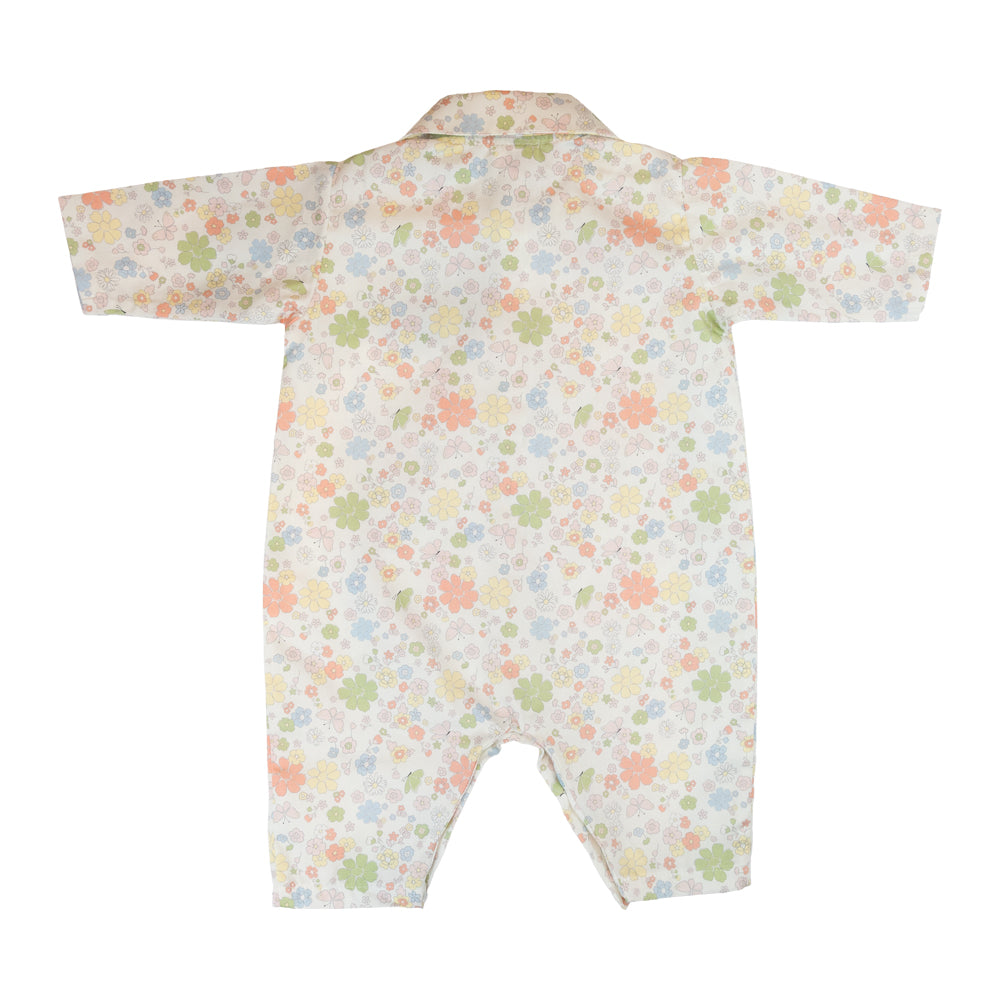 Baby Girl Yellow Floral Pyjama