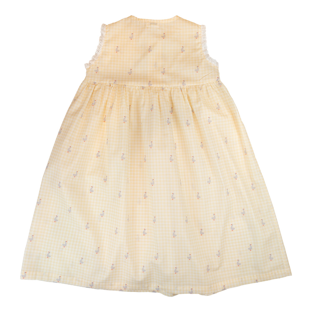 Girl Yellow Gingham Nightdress