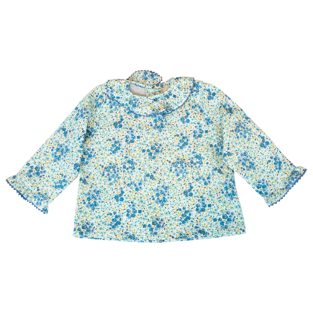Baby Sapphire Floral Blouse