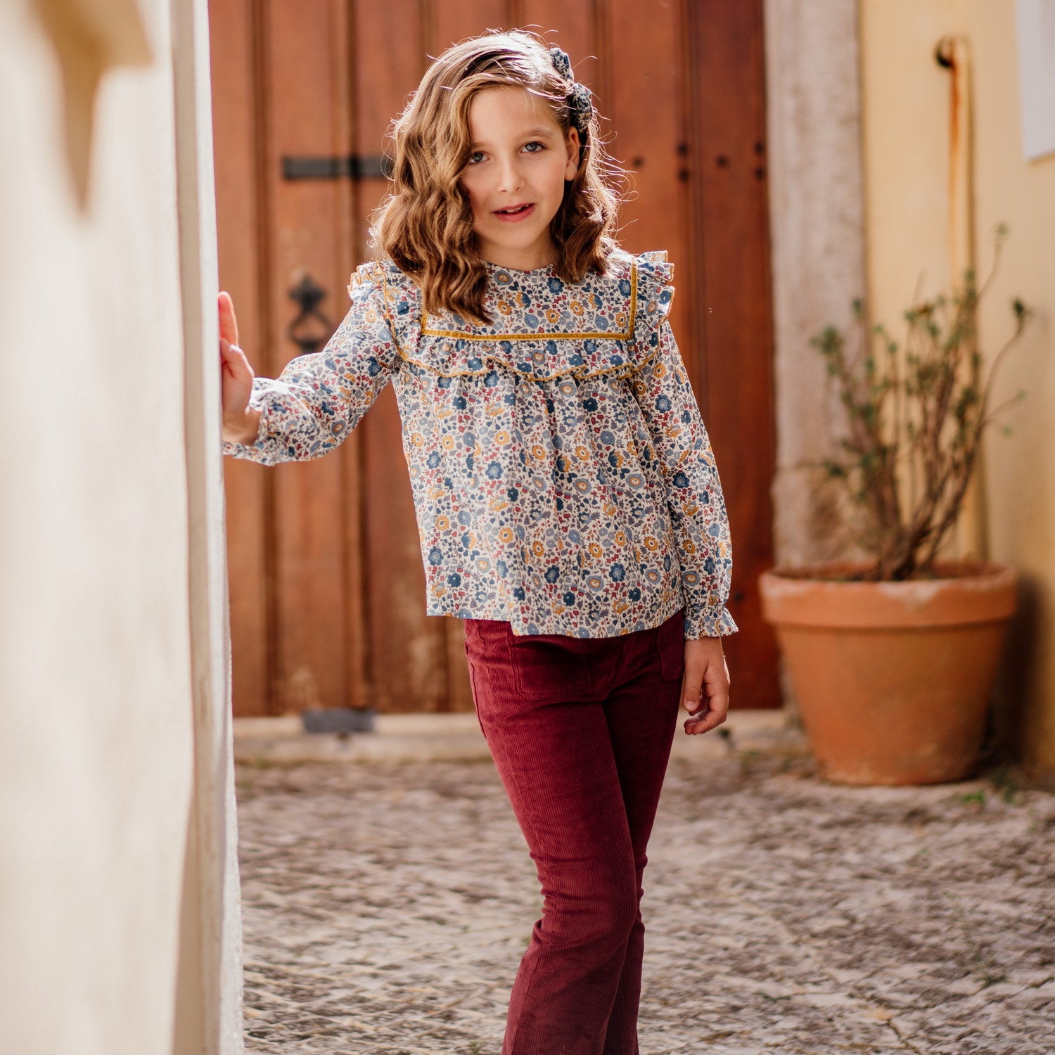Girl D'Anjo Liberty Blouse