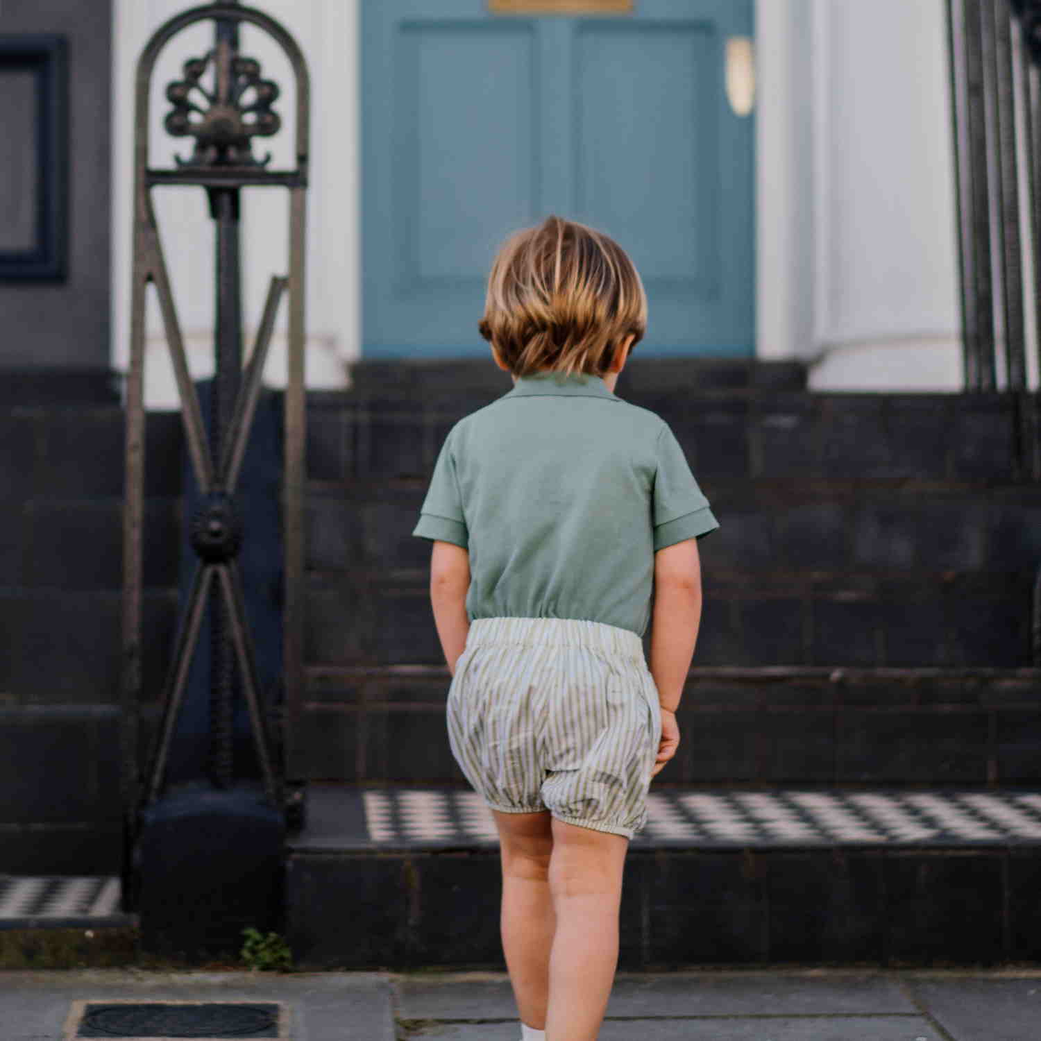 Baby Olive Bay Stripe Bloomers