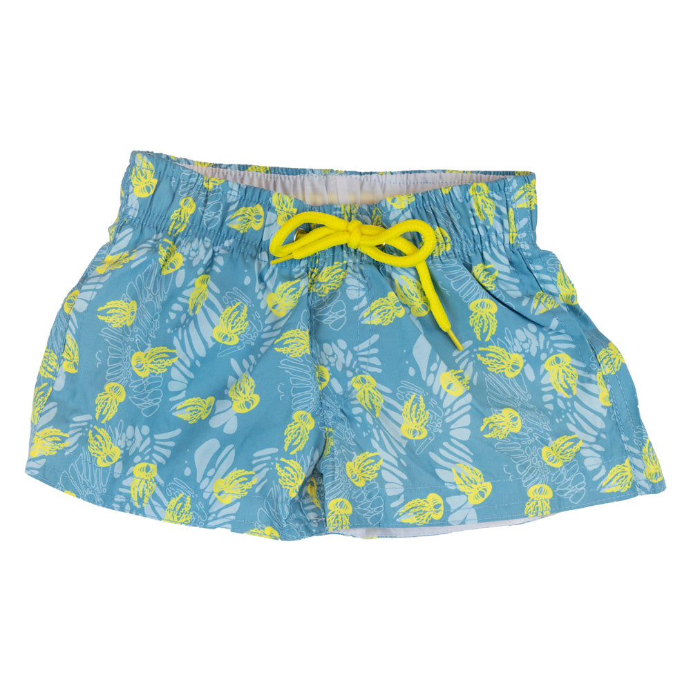 Dad Yellow Jellyfish Swim Shorts