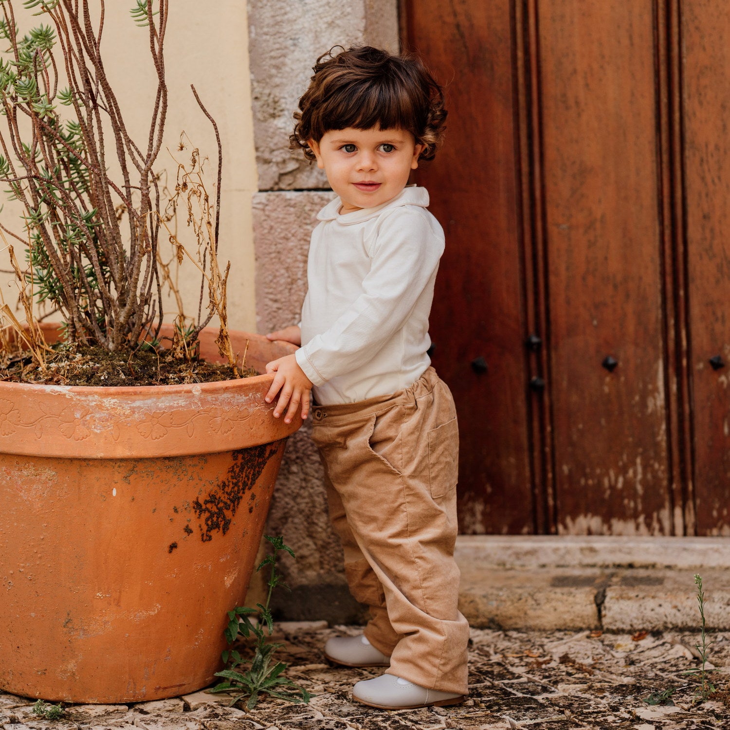Baby Alpine Camel Cord Trousers