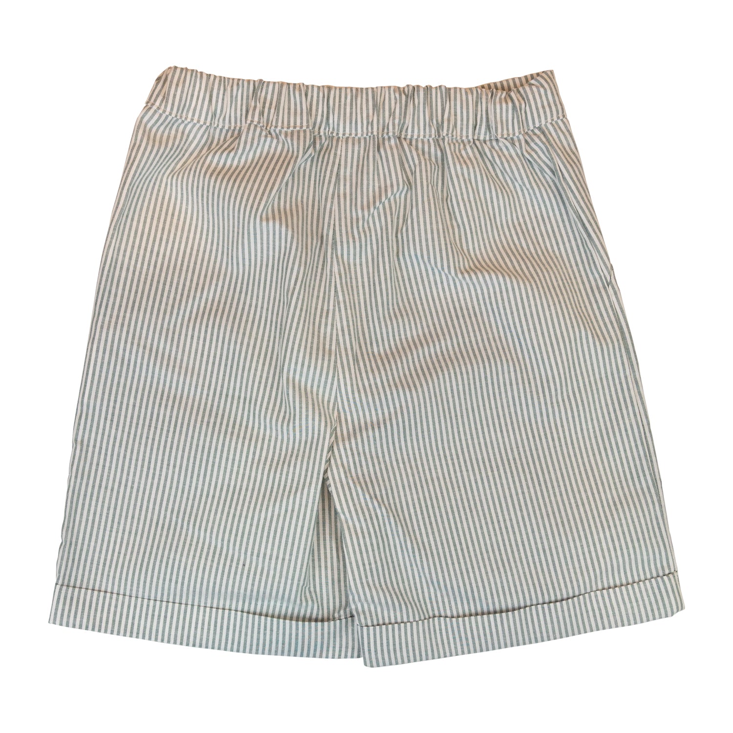 Boy Green Stripe Oxford Classic Shorts