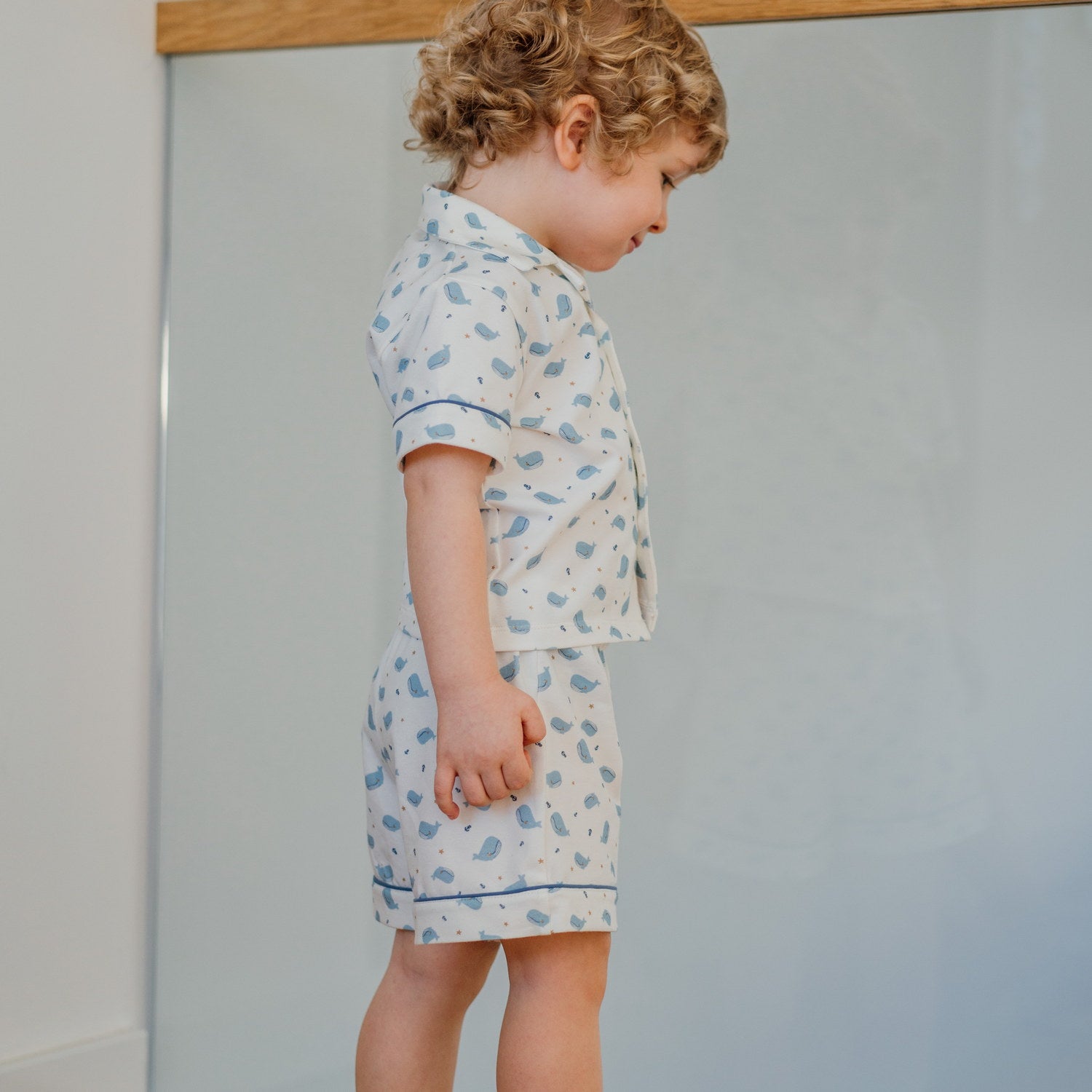 Boy Blue Whale Voyage Pyjama