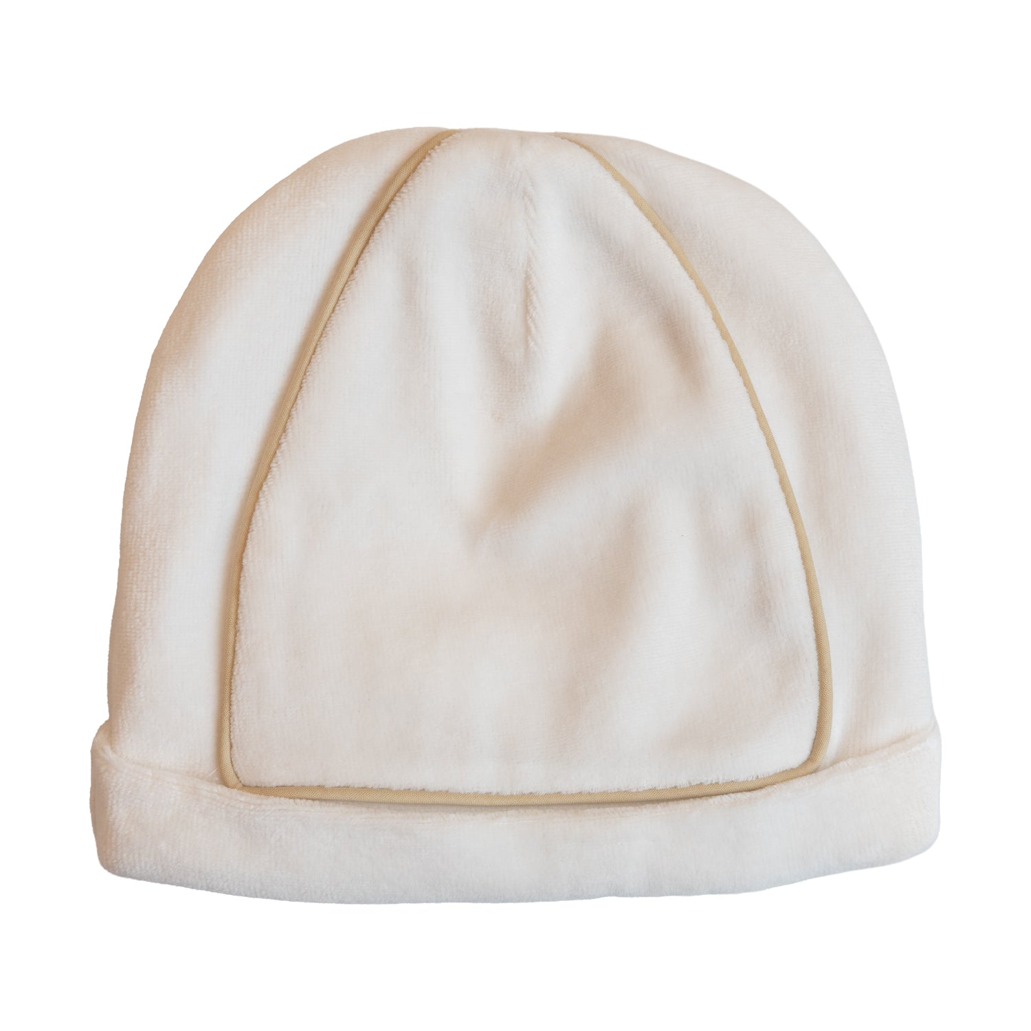 Baby White Velour Hat