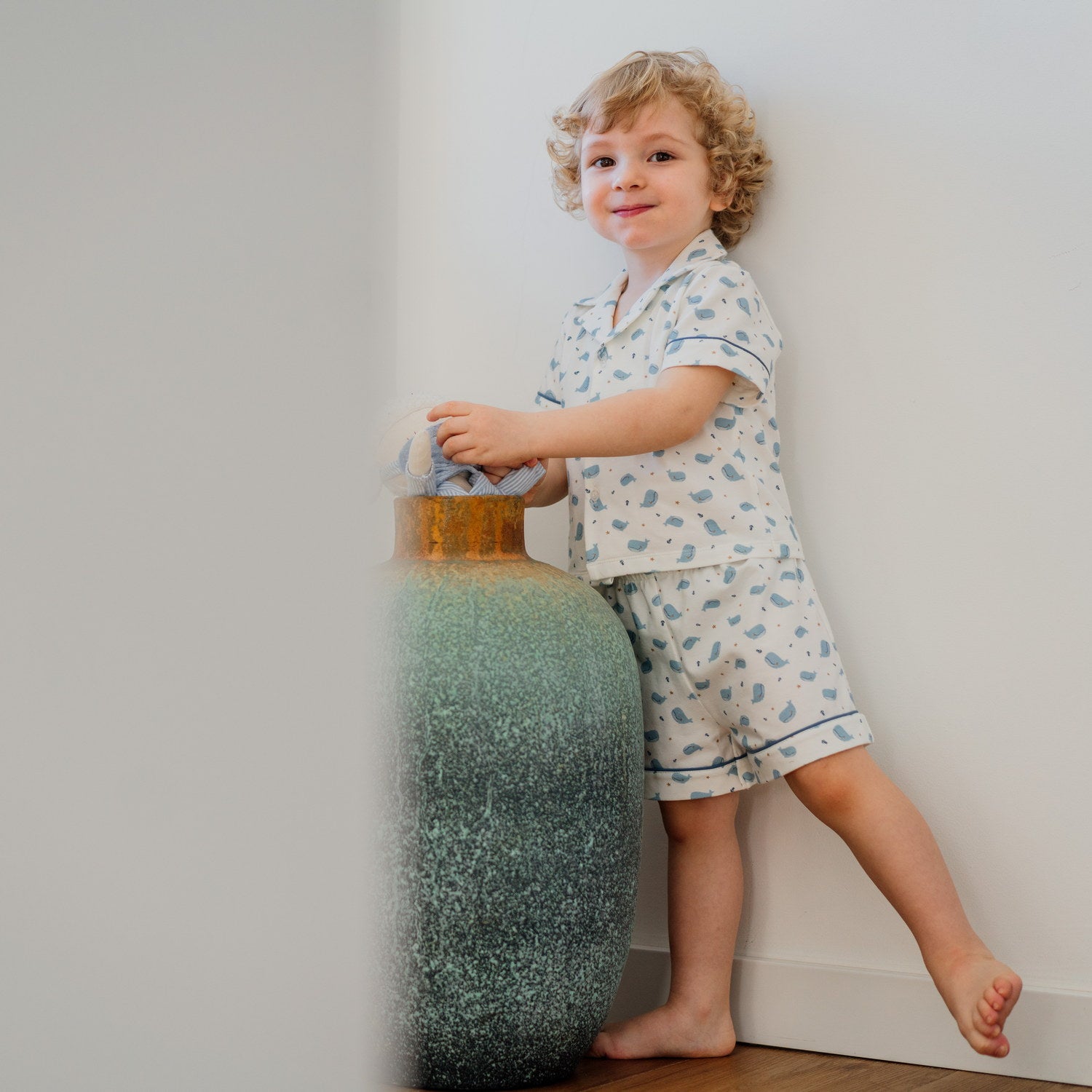 Boy Blue Whale Voyage Pyjama