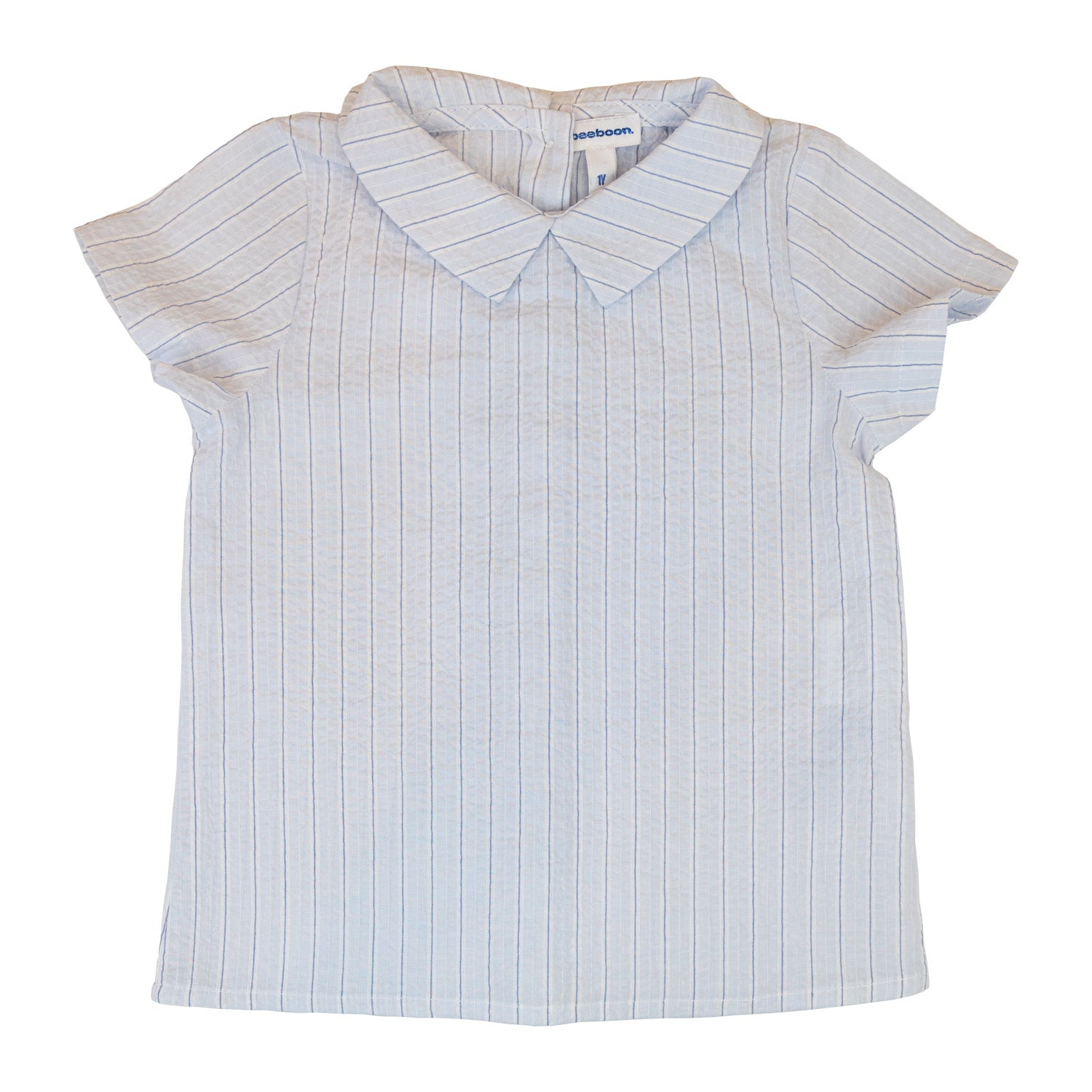 Baby Blue Stripe Seersucker Shirt
