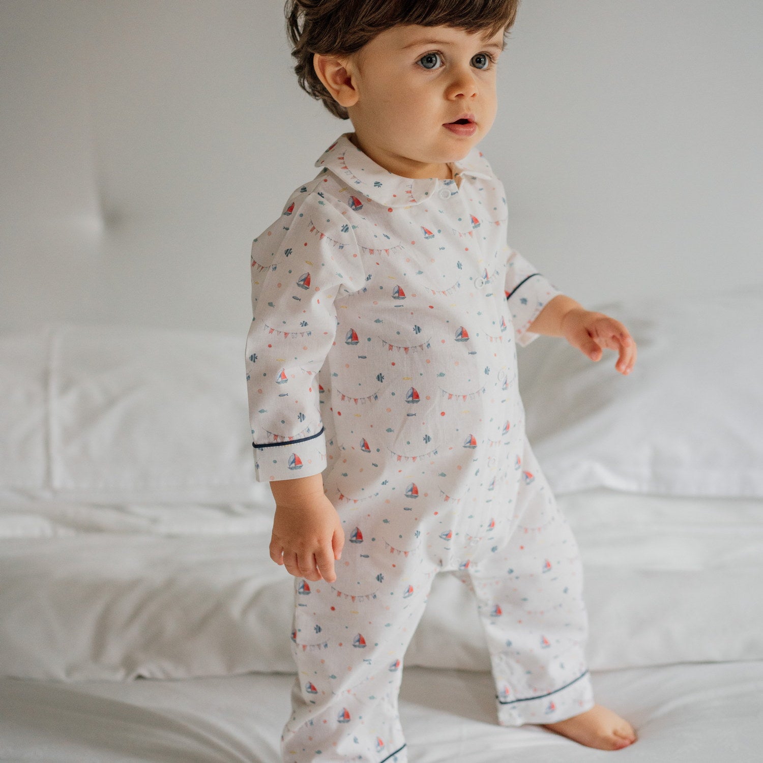 Baby Blue Boats Pyjama