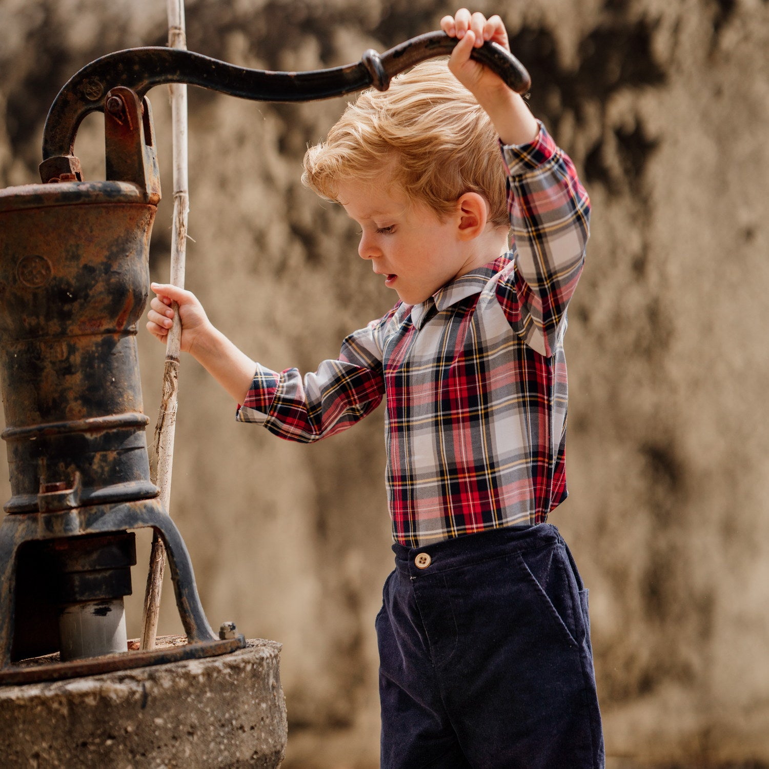 Baby Winterberry Tartan Shirt