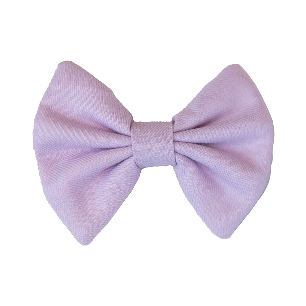 Lilac Wool Bow
