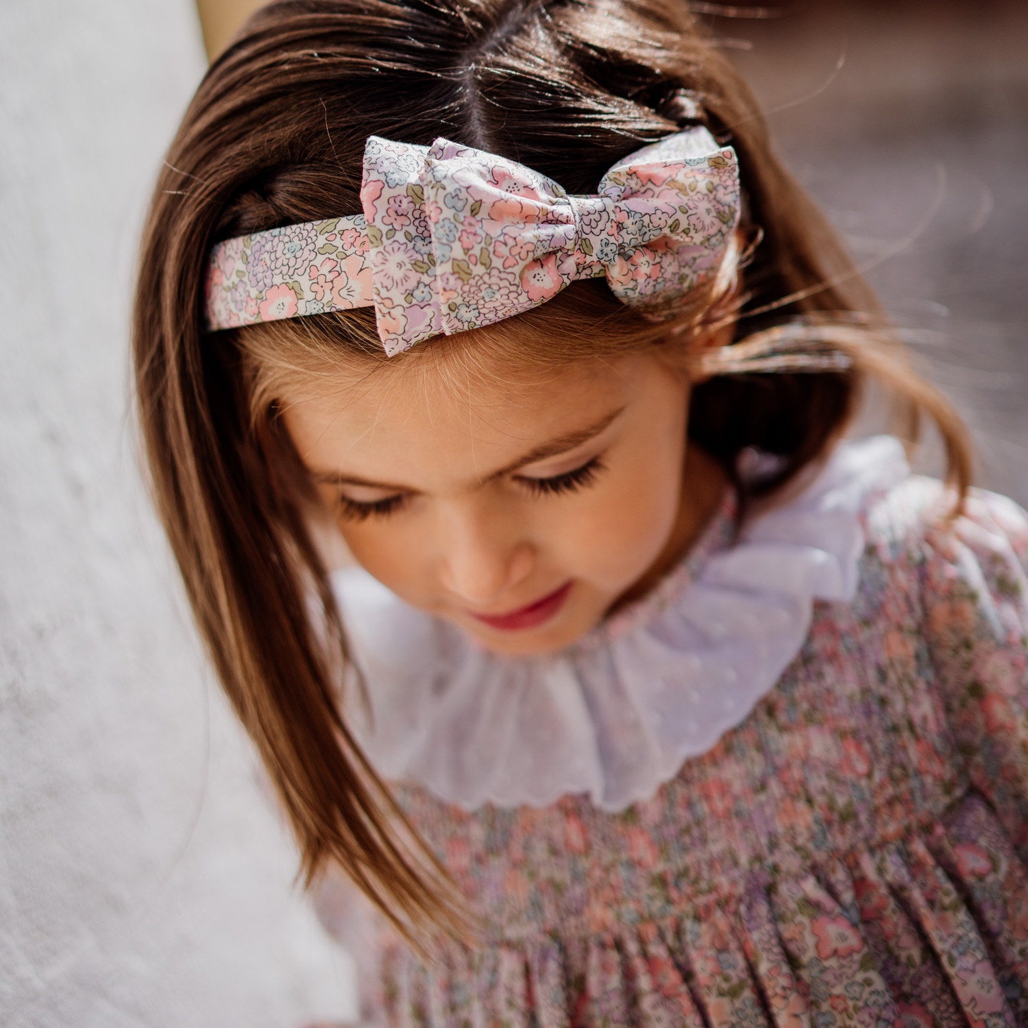 Girl Michelle Liberty Hand Smocked Dress