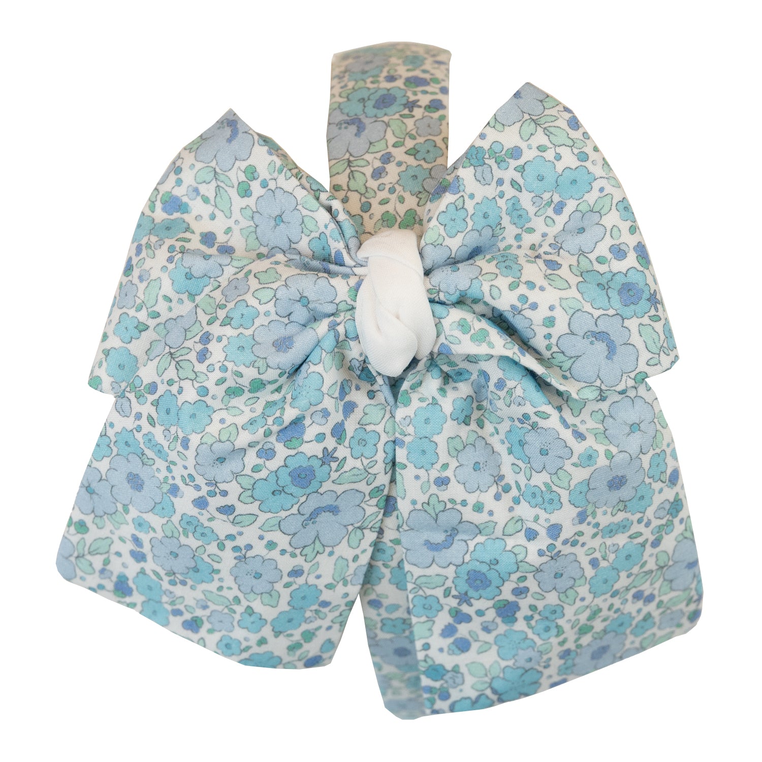 Girl Blue Floral Headband