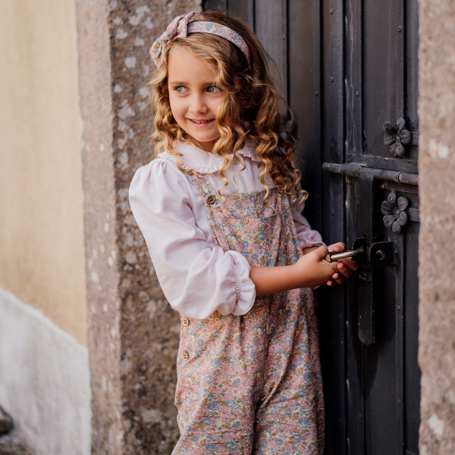 Girl Nell Annie & May Liberty Cord Dungarees