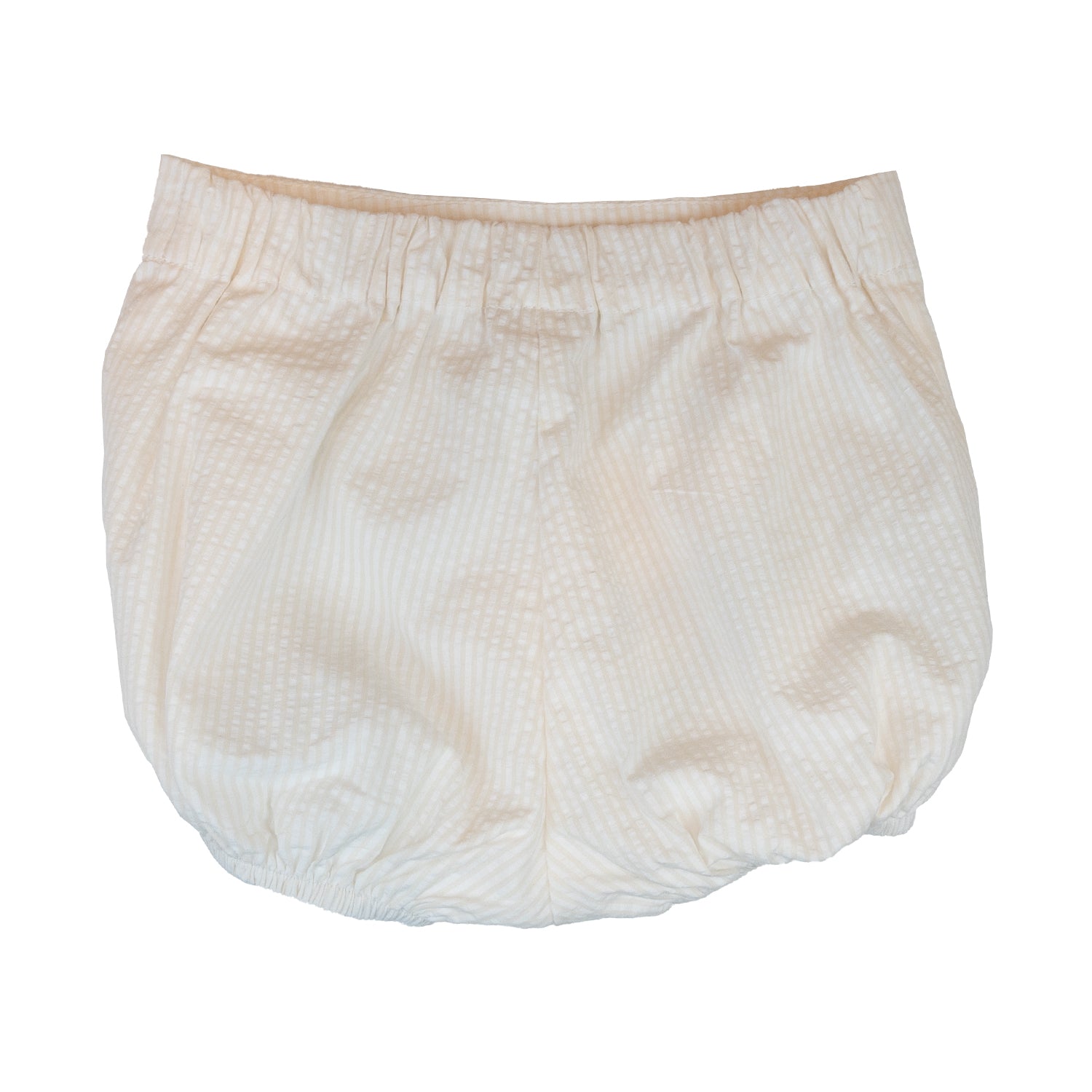 Baby Cream Stripe Seersucker Classic Bloomers