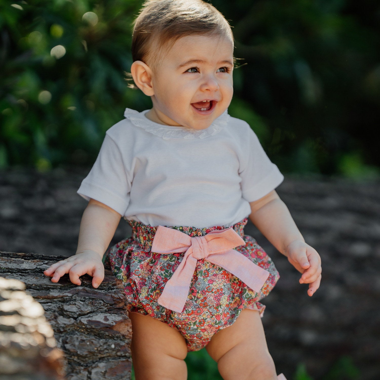 Baby Nell, Annie and May Liberty Bloomers with Bow