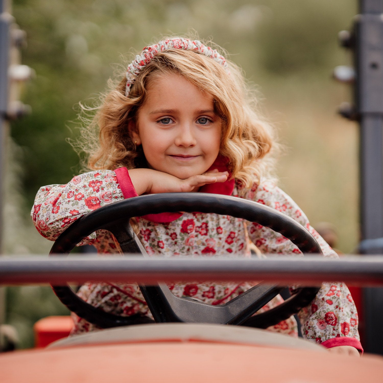 Girl Felicite Red Liberty Hairband