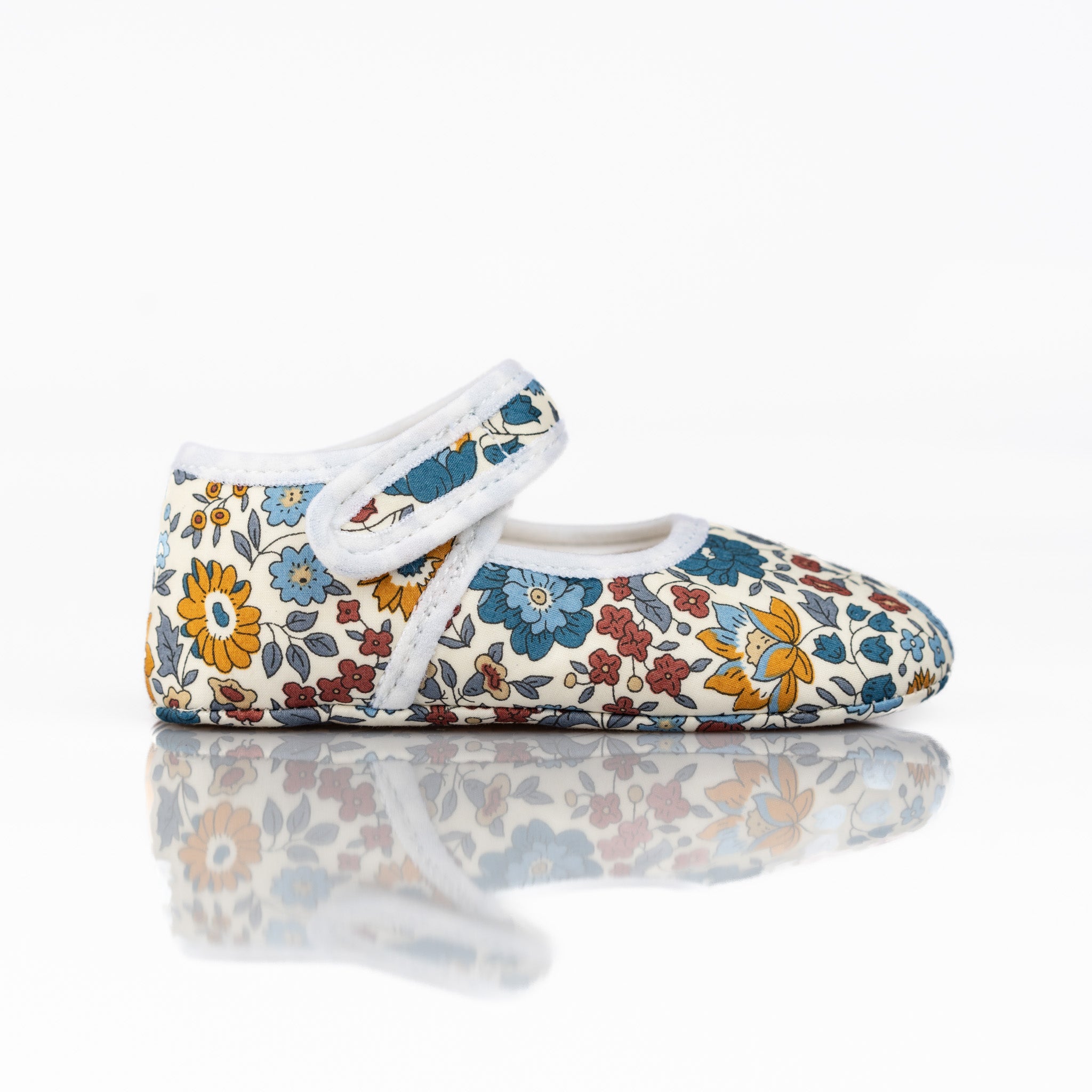 Baby D'Anjo Liberty Mary Jane Pram Shoes