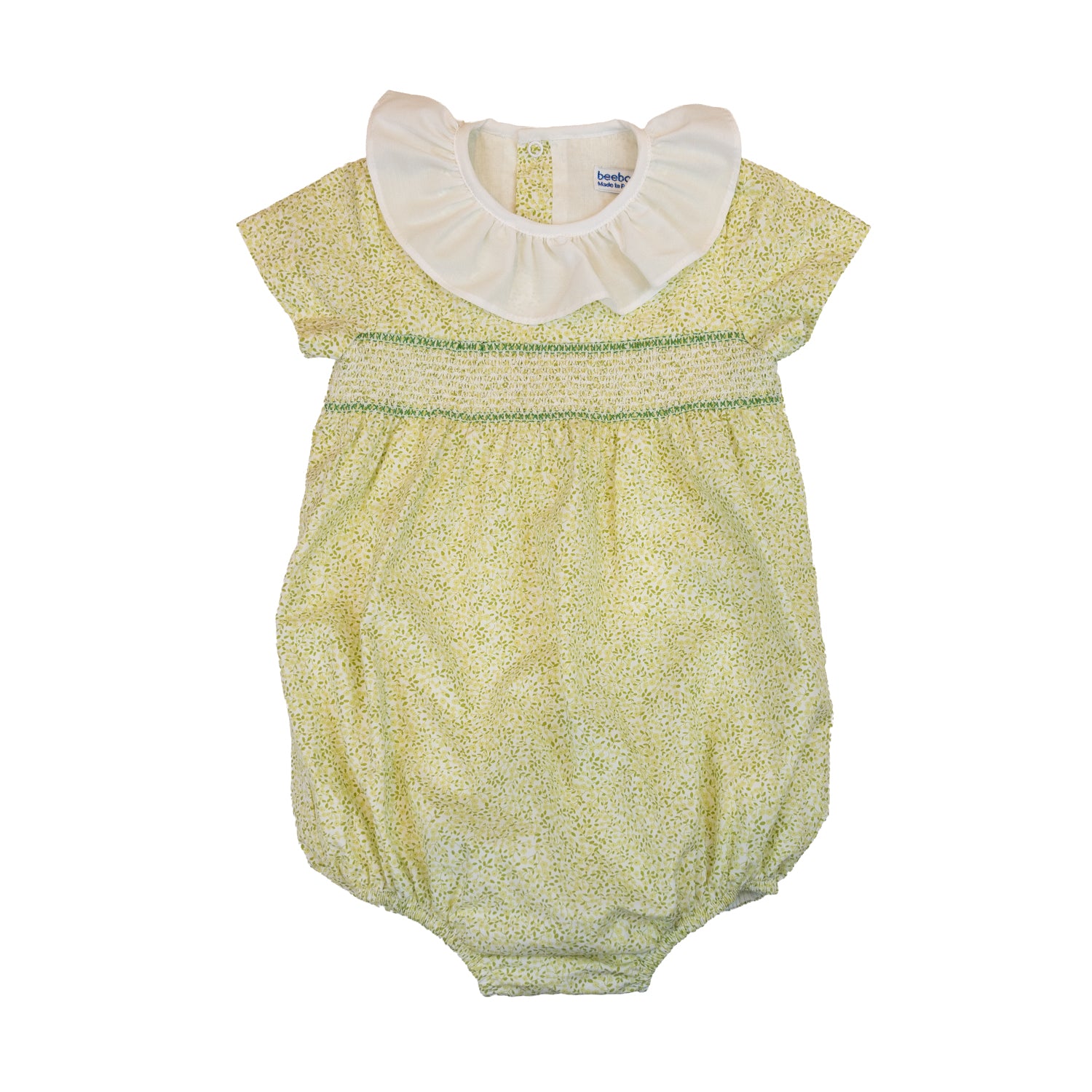 Baby Little Garden Hand Smocked Romper