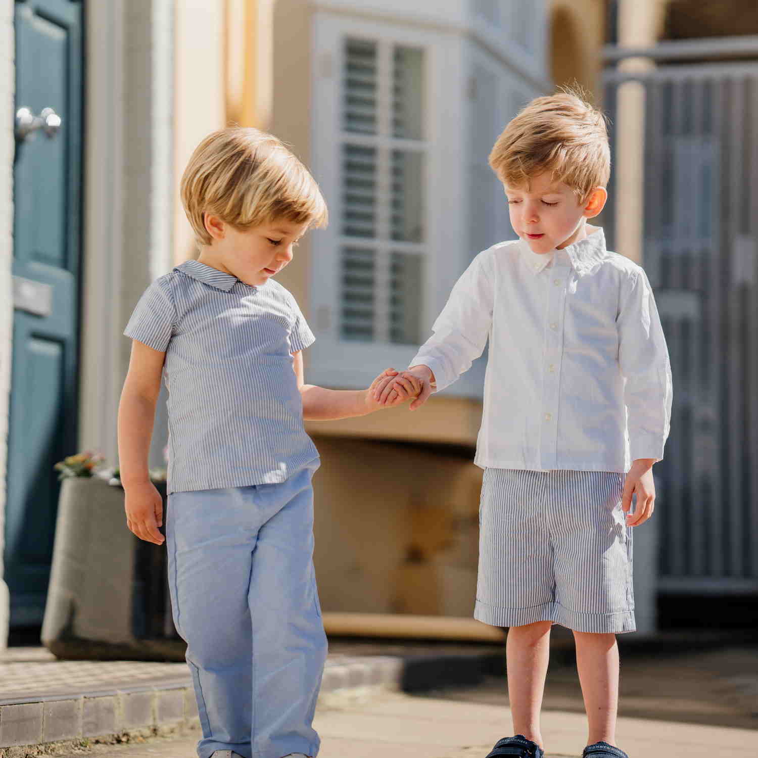 Baby Blue Oxford Trousers