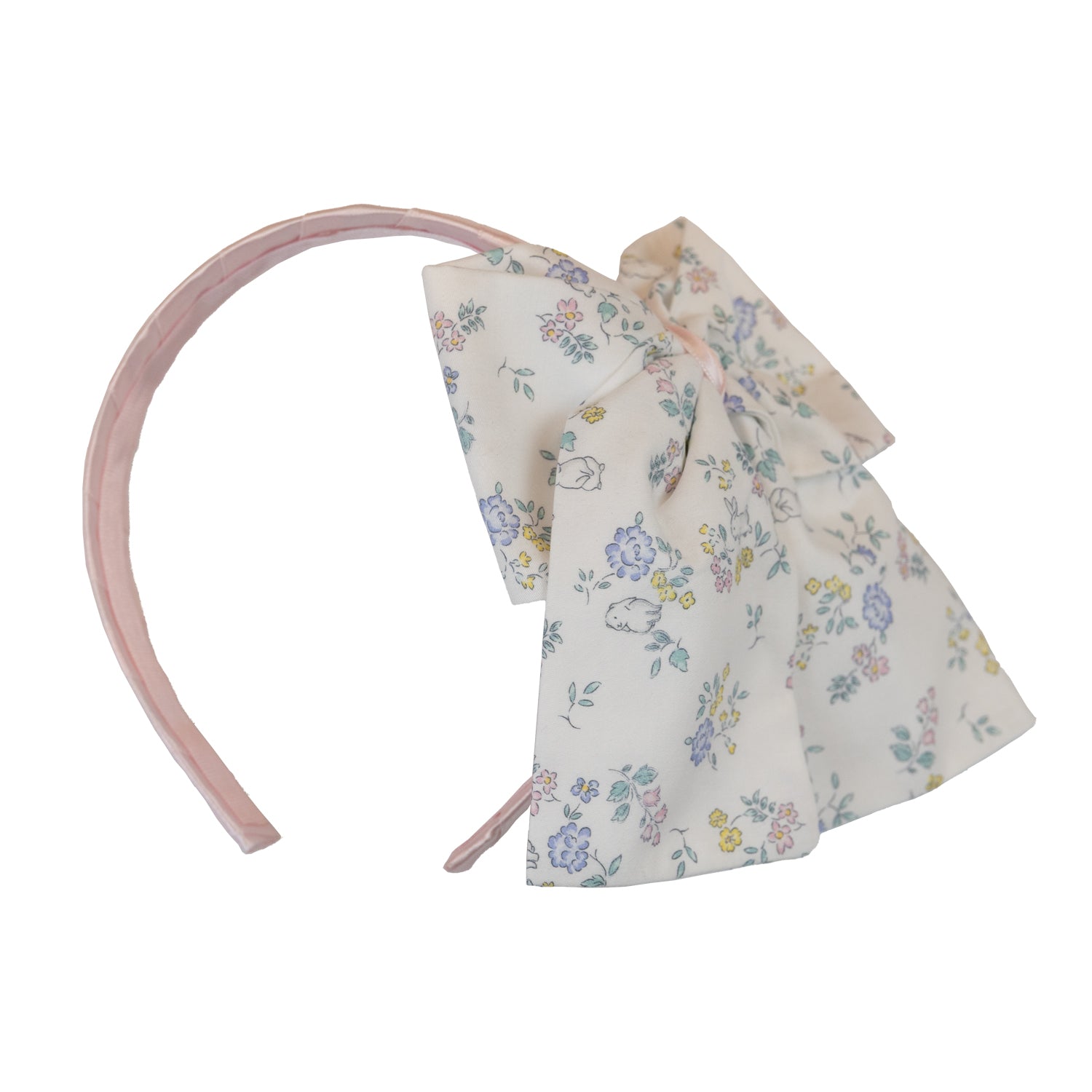Girl White Bunnies Headband