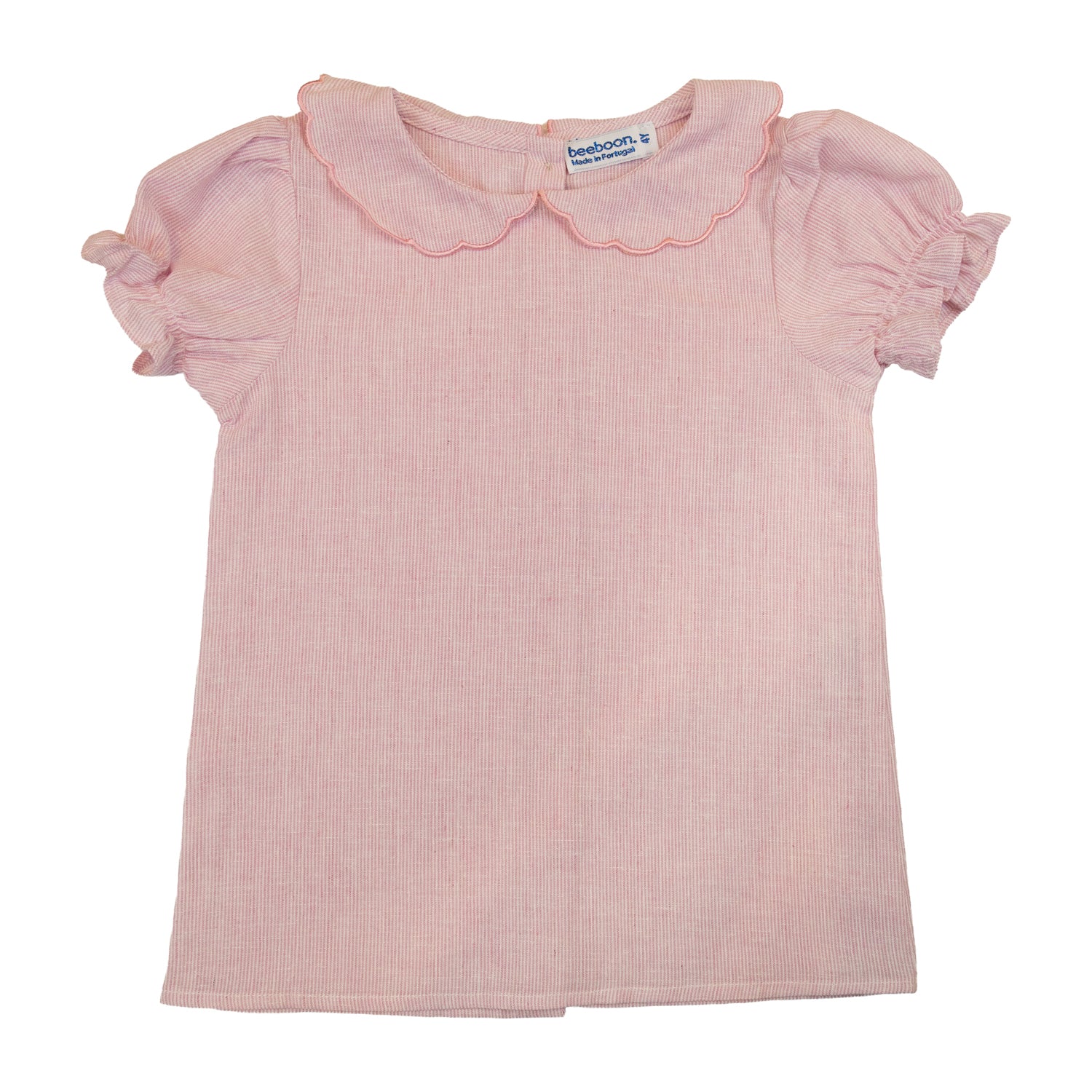 Girl Candy Stripe Linen Blouse