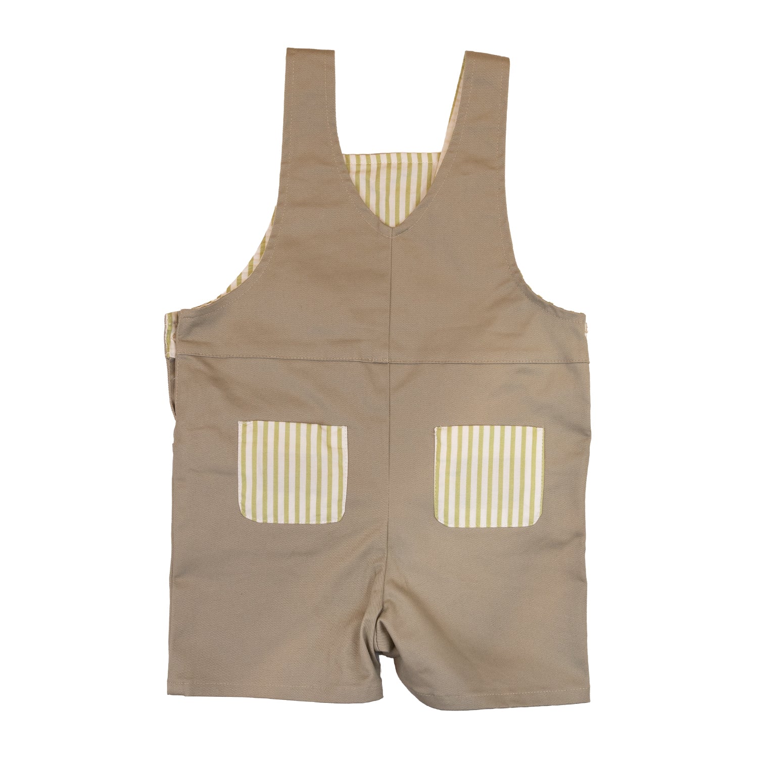 Baby Khaki Dungarees