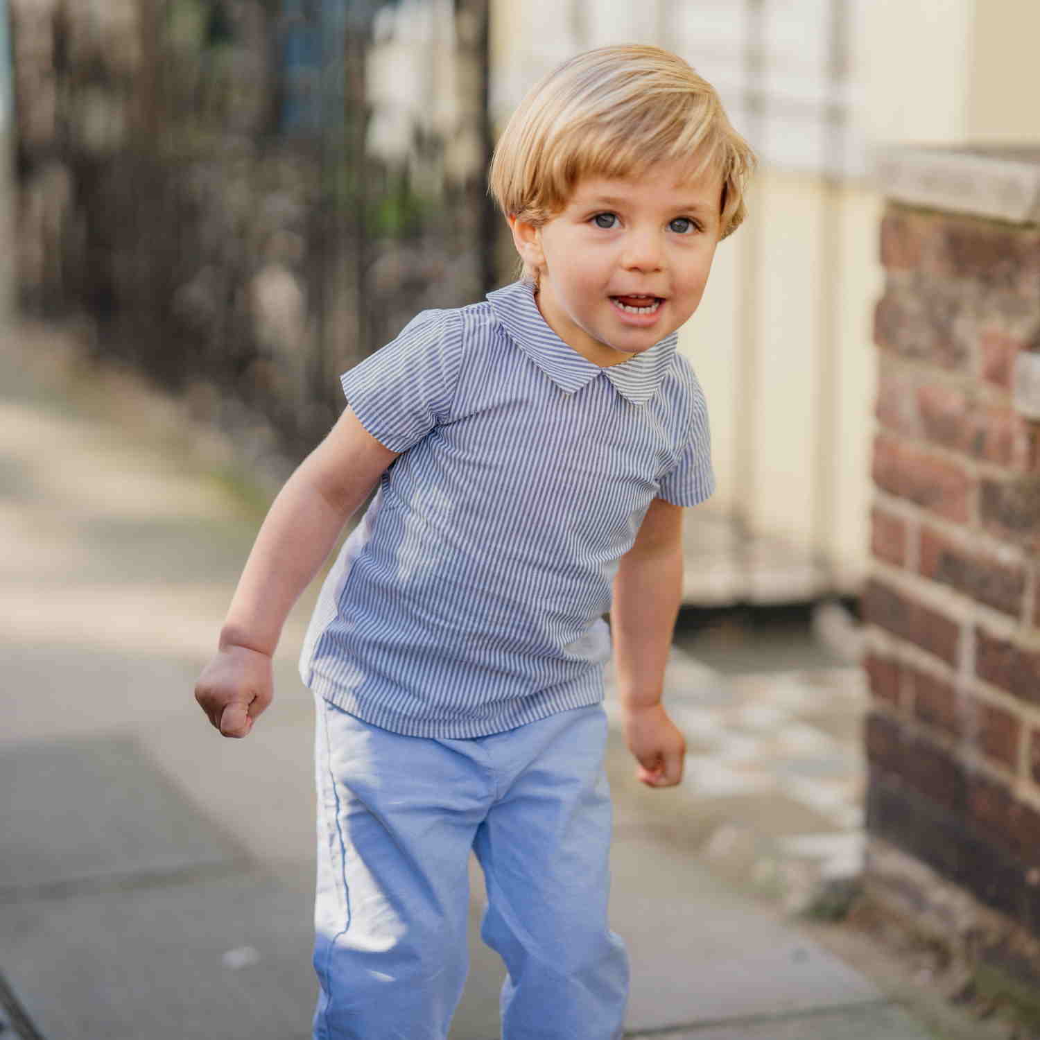 Baby Blue Oxford Trousers